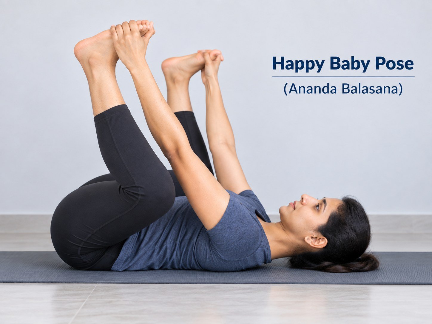 Happy Baby Pose (Ananda Balasana) hip stretch demonstration